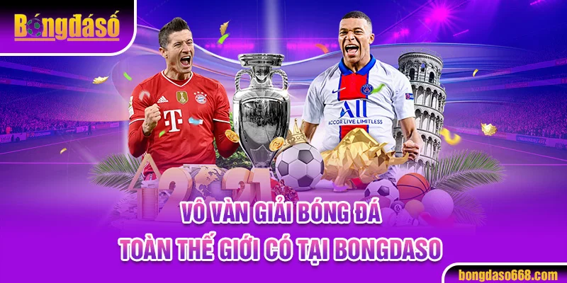 Vô vàn giải bóng đá toàn thế giới có tại Bongdaso